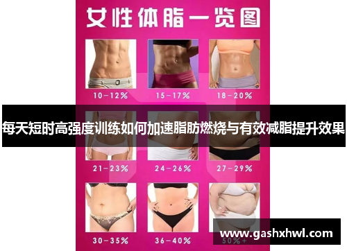 每天短时高强度训练如何加速脂肪燃烧与有效减脂提升效果